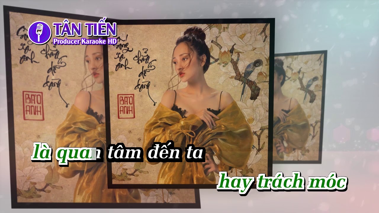 [ Karaoke ] Sống Xa Anh Chẳng Dễ Dàng - Bảo Anh Full Beat ✔