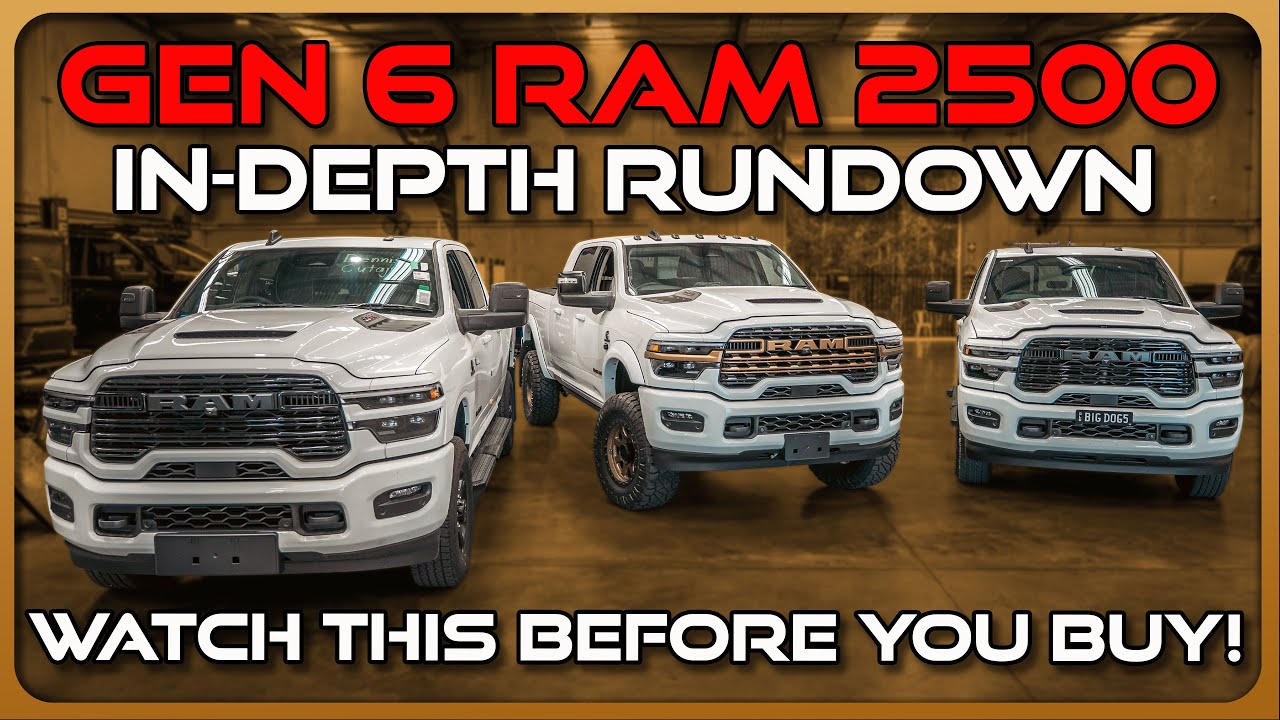 Первый взгляд на RAM 2500 Night Edition в Австралии: важные изменения.
