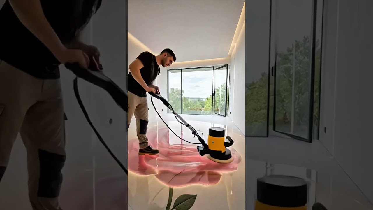 This is Insane 😱 3D Pink Realistic Floor 