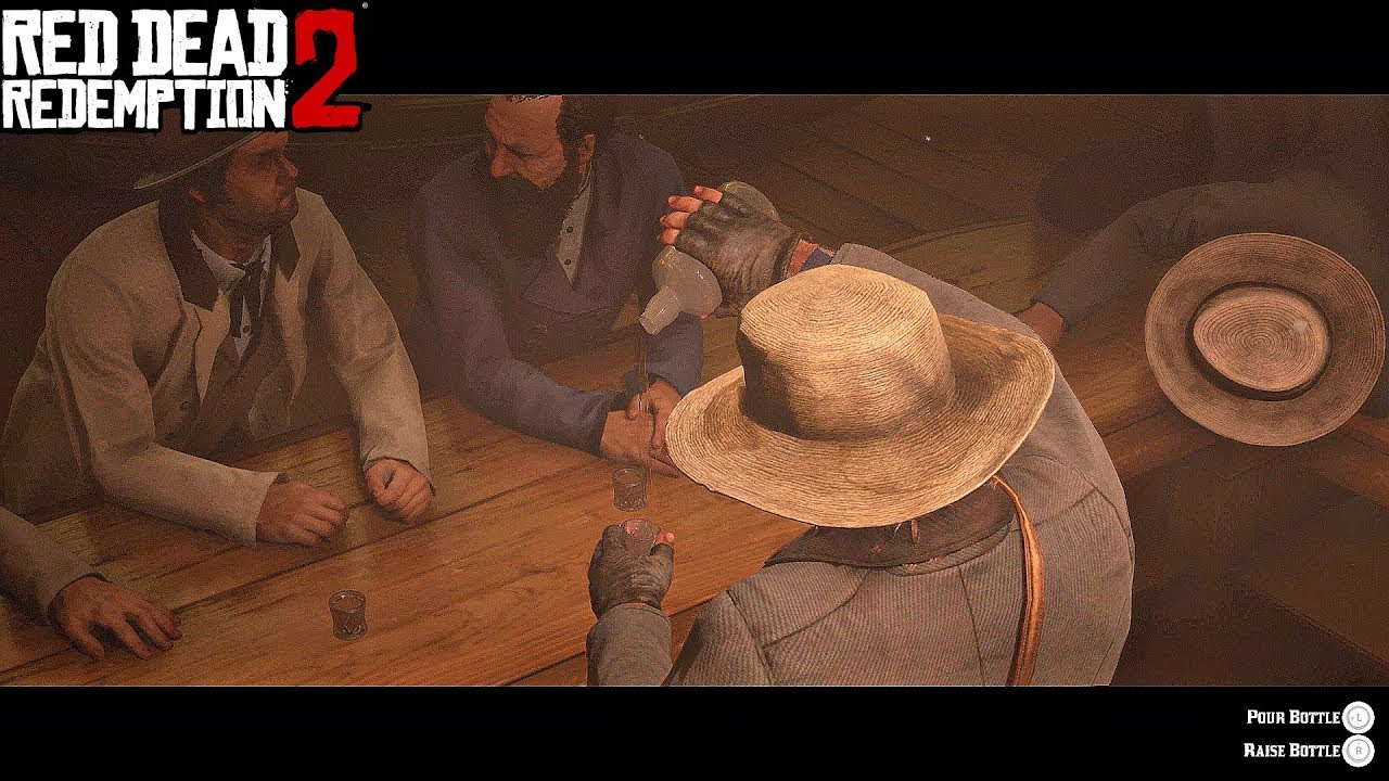 Артур и Хозия раздают самогон - Red Dead Redemption 2 (Реклама Нового американского искусства 2)