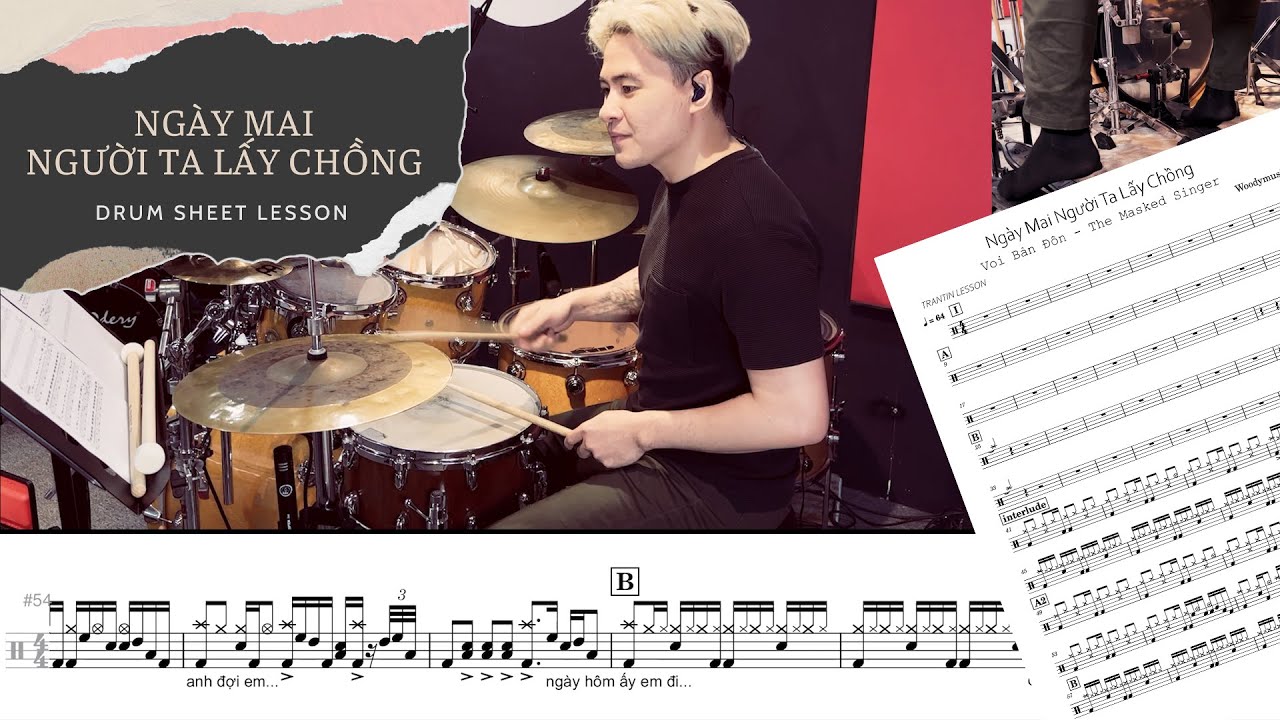 Ngày Mai Người Ta Lấy Chồng - Voi Bản Đôn | The Masked Singer (DRUMSHEET LESSON)