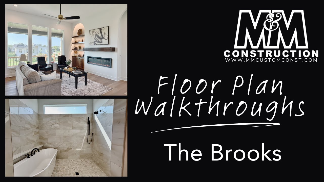 Brooks Floor Plan Walkthrough #wichitarealestate #customhomebuilder