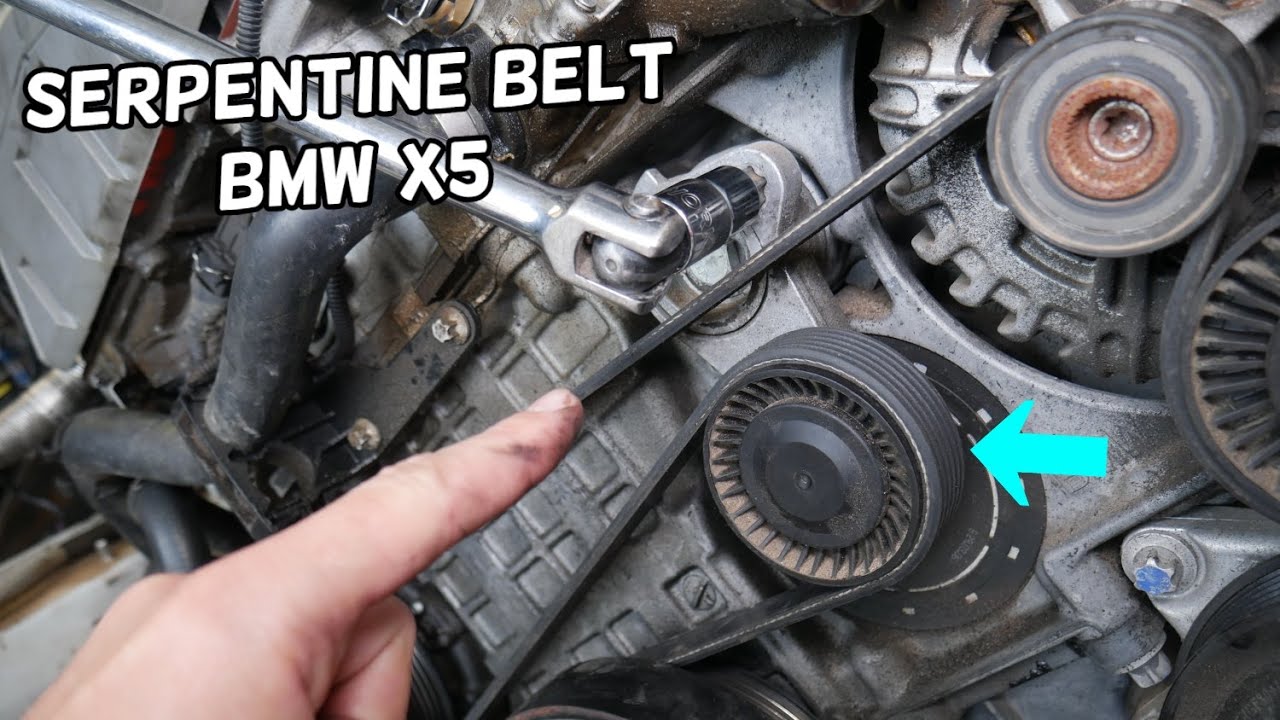 SERPENTINE BELT REPLACEMENT BMW X5 E70