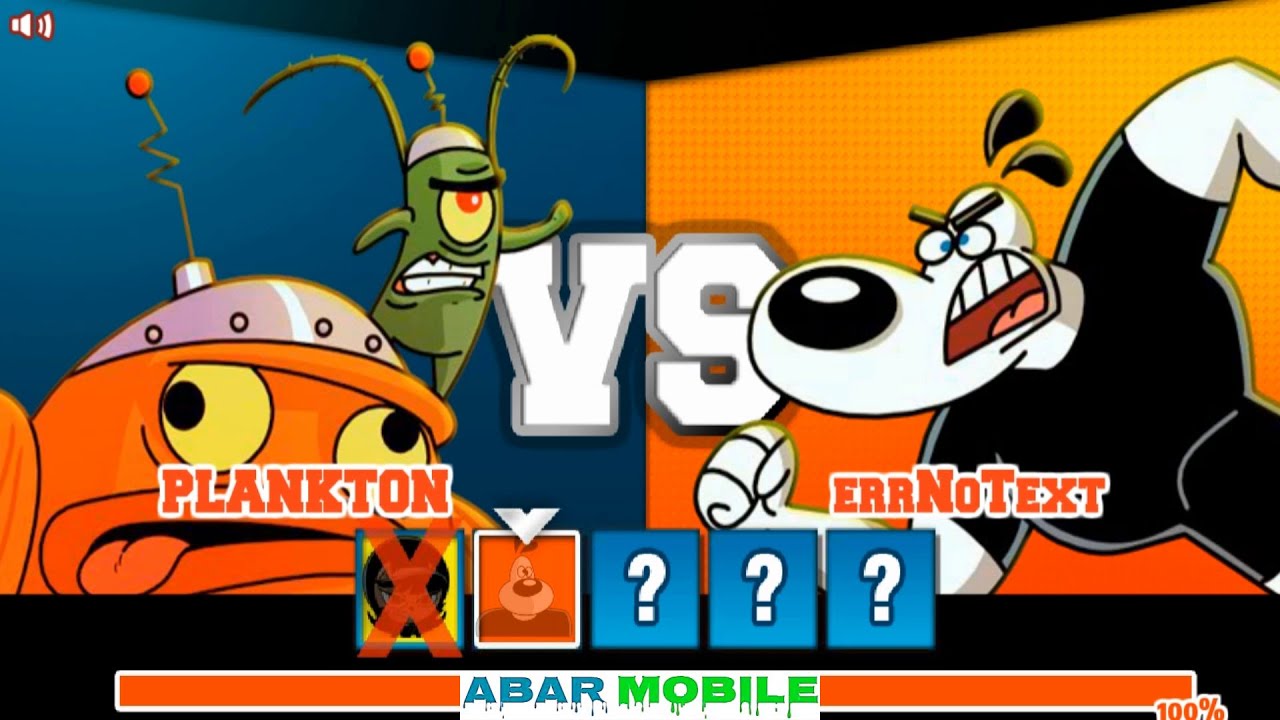 nickelodeon Super Brawl 2 Tournament Mode Plankton vs Bad Fighters Gameplay 2022