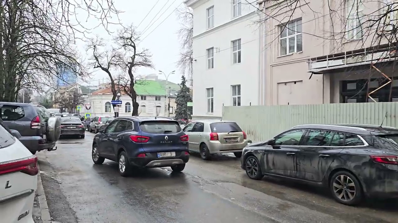 Кишинёв, улица Митрополит Варлаам. 28.01.2026
