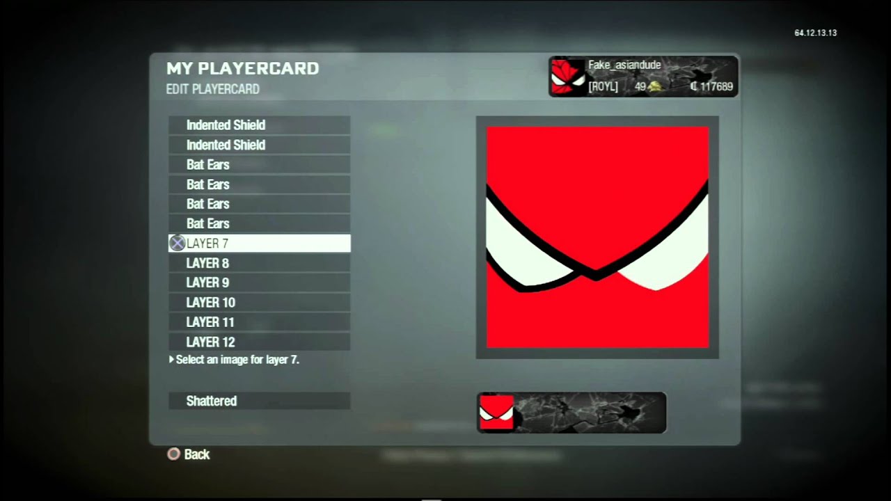 Spiderman/Symbiote Black Ops Emblem