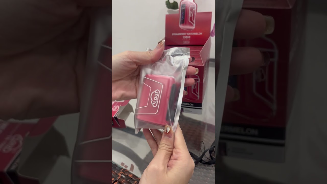 🔥Strawberry Watermelon~Vape Original Cloud Bar 15000 Puffs disposable vape #unboxing #shorts