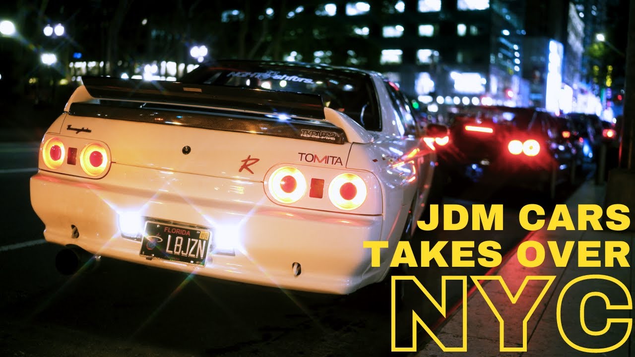 JDM CARS TAKES OVER NEW YORK CITY!! ★ 7's Day NYC 2023