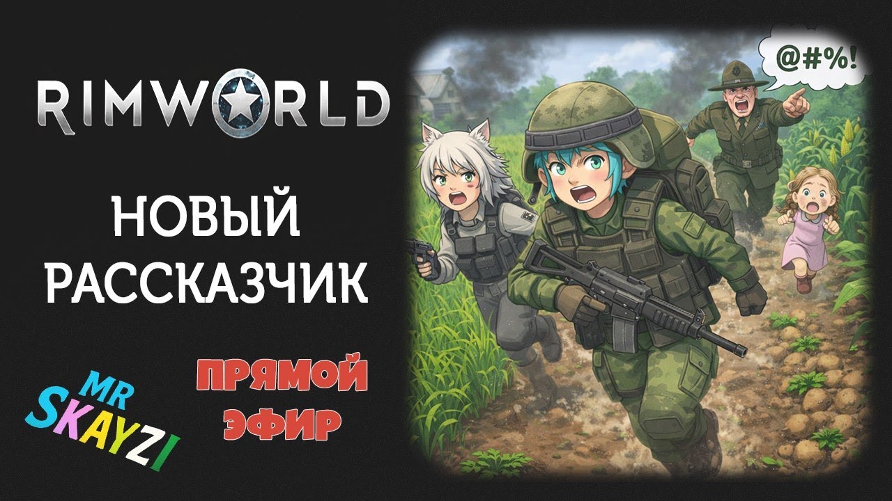 🤖 RimWorld 🪲 Механитор, новые моды и выбор рассказчика — жуки или мы! ⚔️