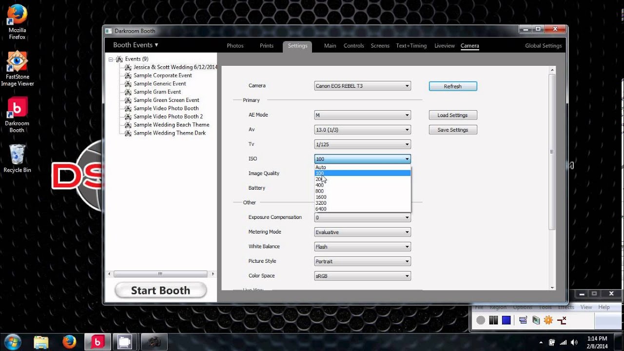 Setting Up Darkroom Booth & Camera Settings