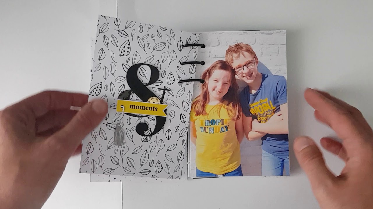 Mini album DT Passionscrap-collection Yellow de Florileges Design