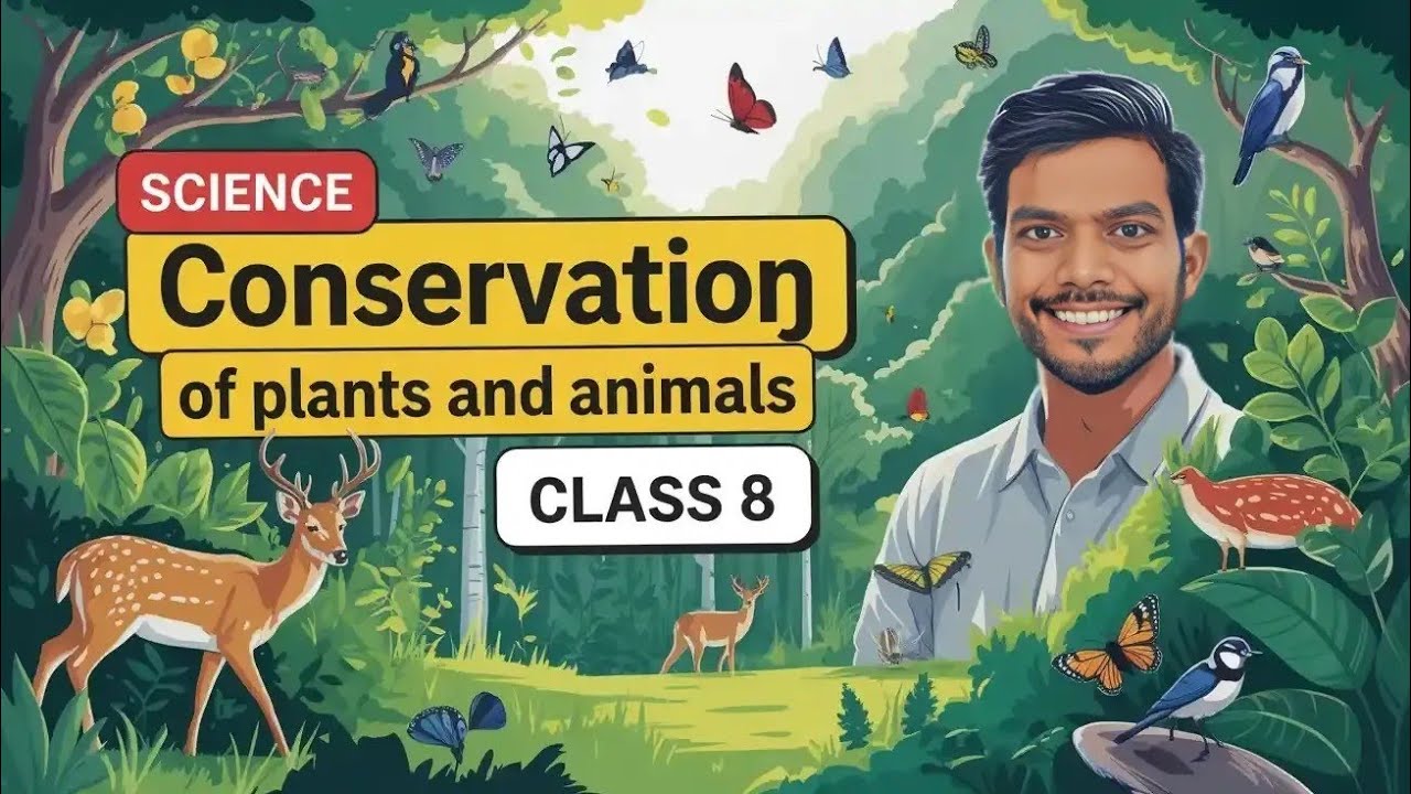 Conservation of Plants and Animals - One Shot video | Class 8 Science Chapter 5 | CBSE 2025-26