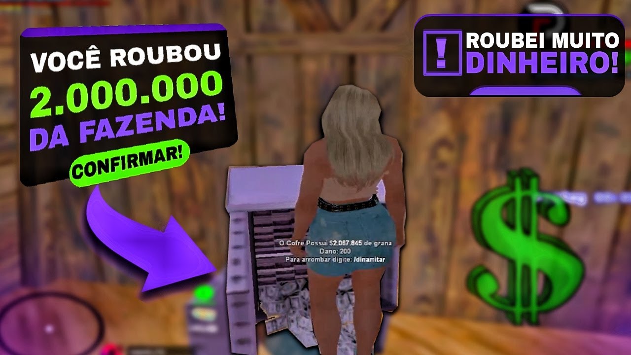 🚨 FUI ROUBA FAZENDA E ME DEI MAL NO  ( BRASIL PLAY SHOX )