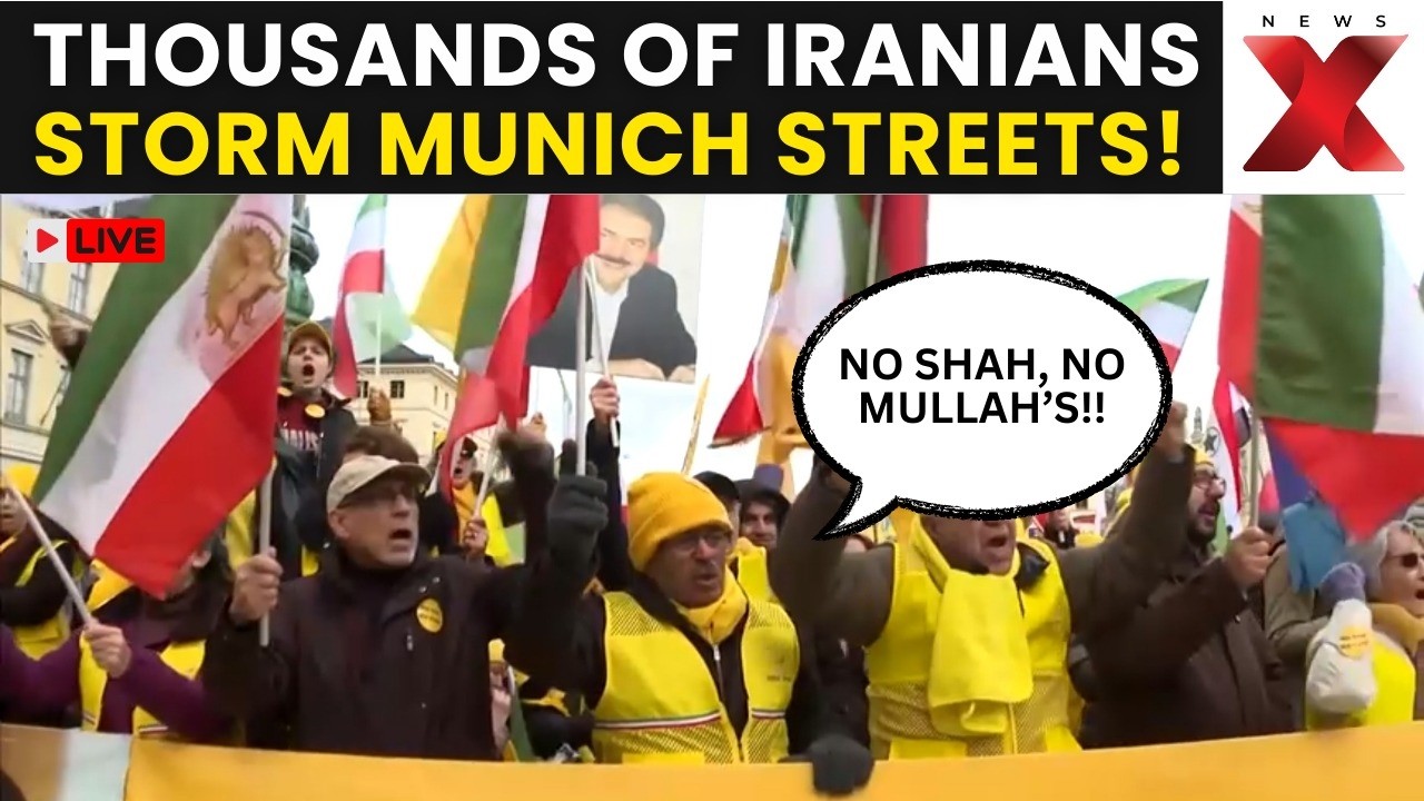 Anti-Mullahs Protest LIVE: “No Shah, No Mullah” Rally Held During Munich Summit 2026