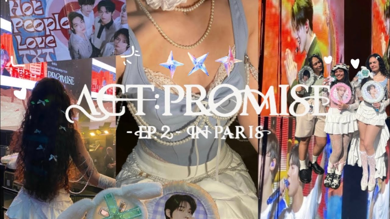TXT concert vlog | THEY CAME, they finally came to Paris 🥹 TXT Act:promise - ep 2 in Europe 🤍💙