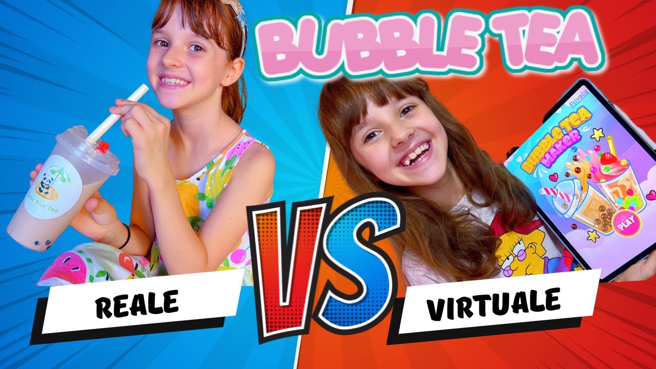 Primo Bubble Tea per Alyssa! (Reale VS Virtuale)