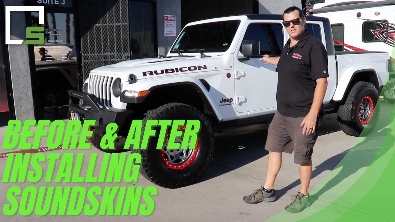 Тест уровня децибел до и после: SoundSkins Pro на Jeep Gladiator