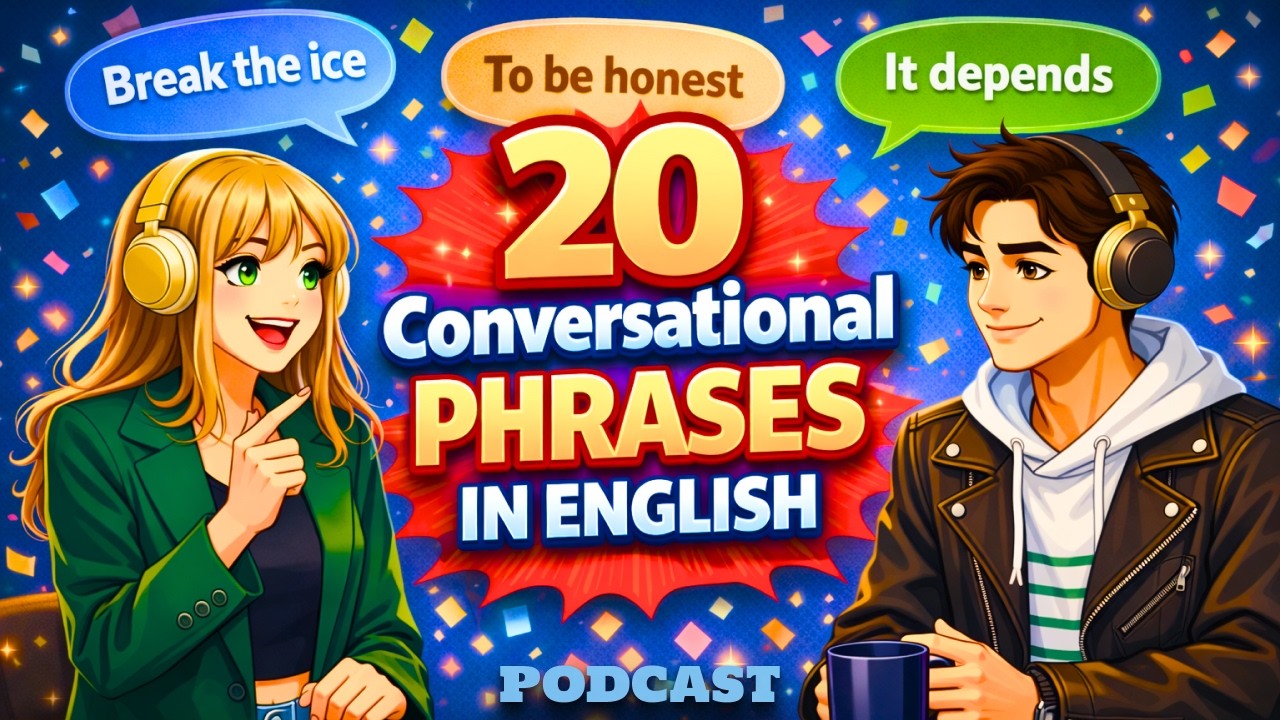 Learn 20 REAL English Phrases Through a Funny Story | Podcast for English Learners