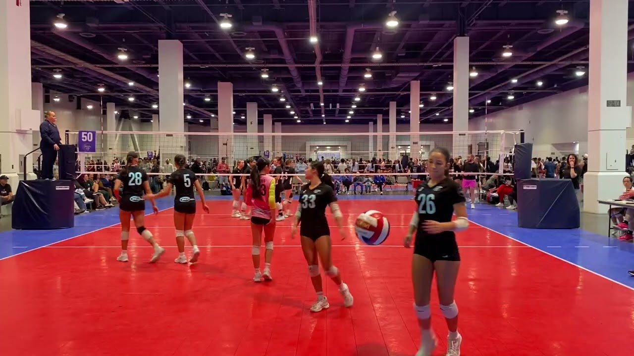 SCVA Red Rock Rave (Liberty) Day 1. 3/14/26. Tstreet IE Moriah vs Allegiance  royal. 1st set: 15:25