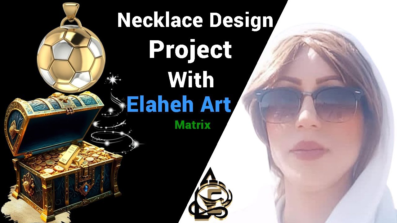 How to make Ball Necklace with Software Matrix 9 jewellery design CAD || Rino || Matrix Tutorial