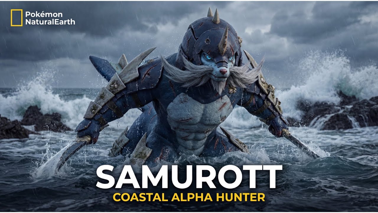 Real Life Pokémon – Samurott | Coastal Alpha Hunter | NatGeo | Pokemon NaturalEarth