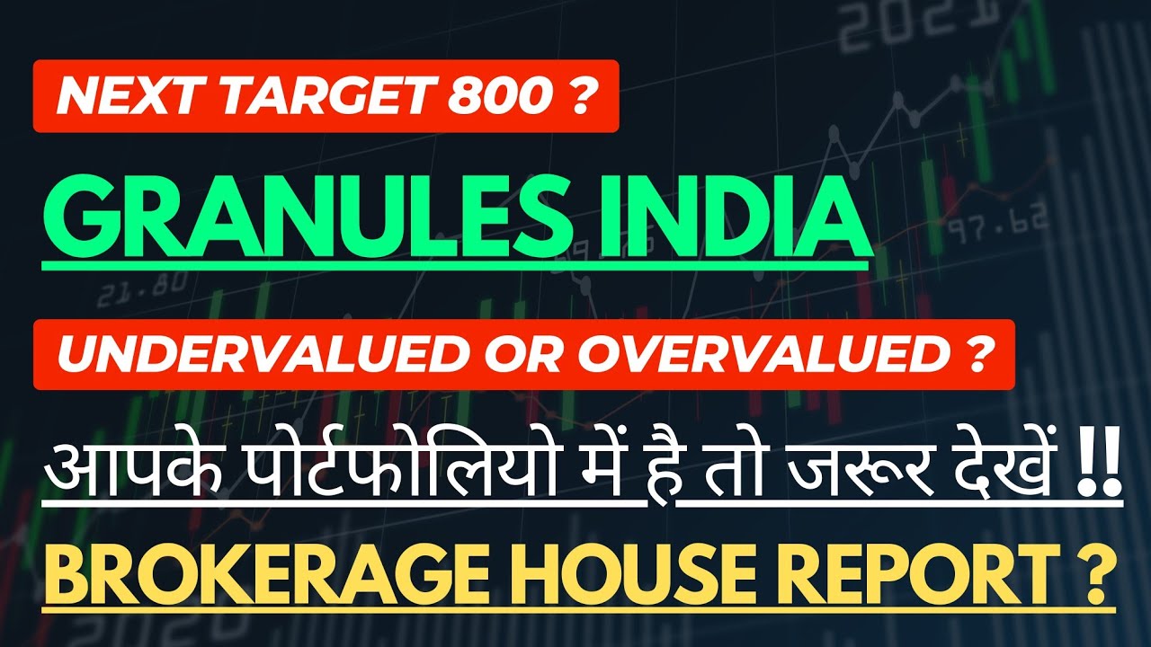 GRANULES INDIA SHARE LATEST NEWS | GRANULES INDIA SHARE NEWS