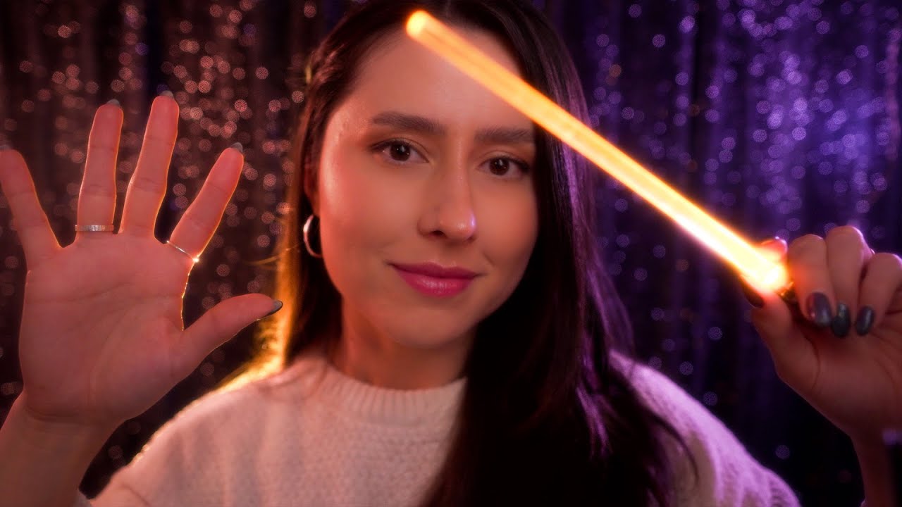 ASMR EYES HEAVY in 3, 2, 1... 💤 Plucking, lightsaber, spiral, mouth sounds, massage, and more