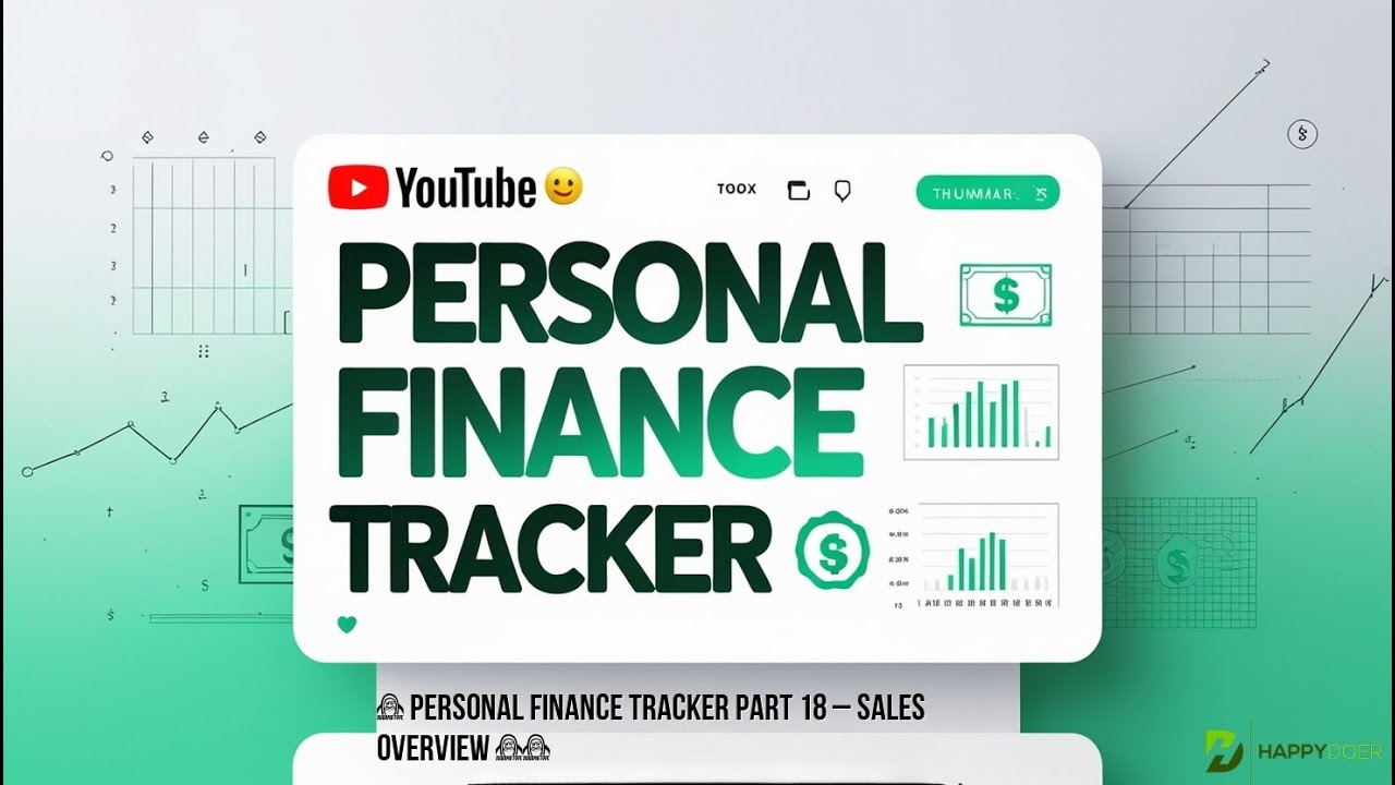 🧱 Personal Finance Tracker Part 18 – Sales Overview 💵📊
