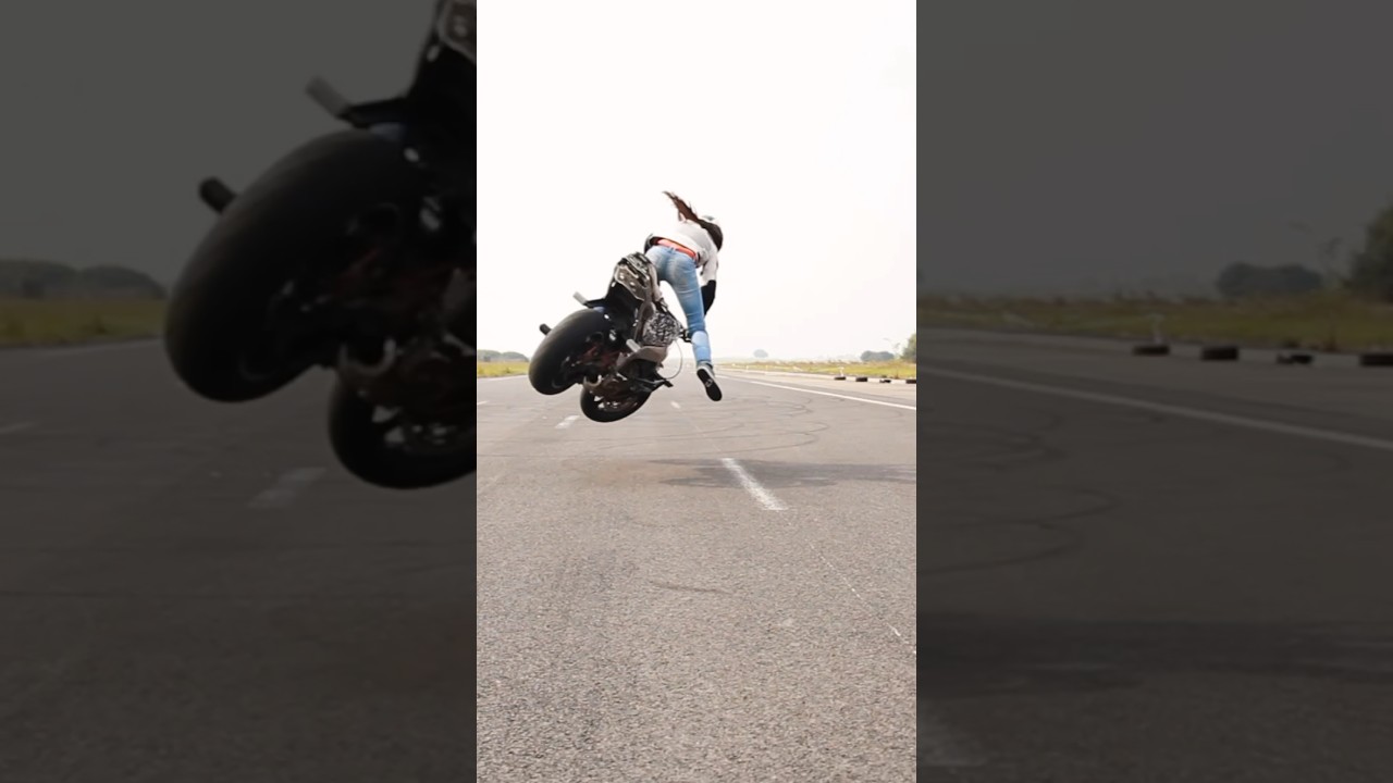 2013 vs 2023 😅😅 #stunt #bike #bikergirl #fail #motorcycle #moto #stuntgirl