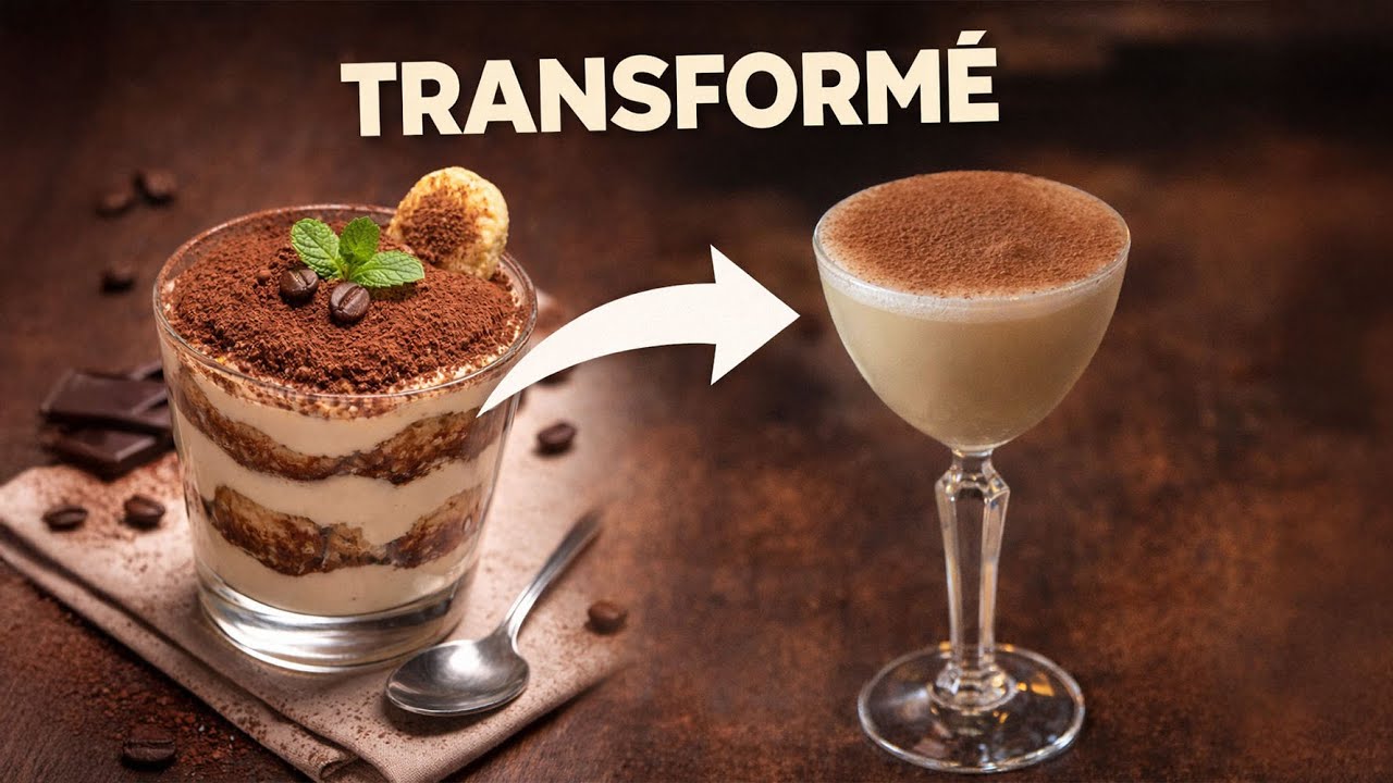 J’ai transformé le TIRAMISU en cocktail