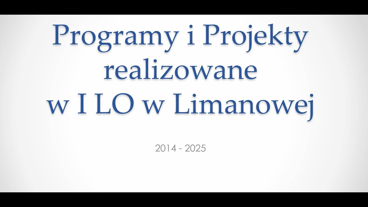 Programy i Projekty - 80-lecie