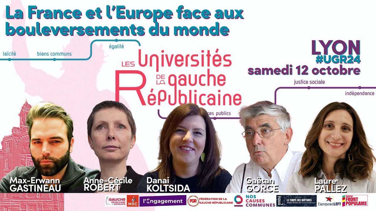 La France et l'Europe face aux bouleversements mondiaux - UGR24 - samedi 12 octobre 2024