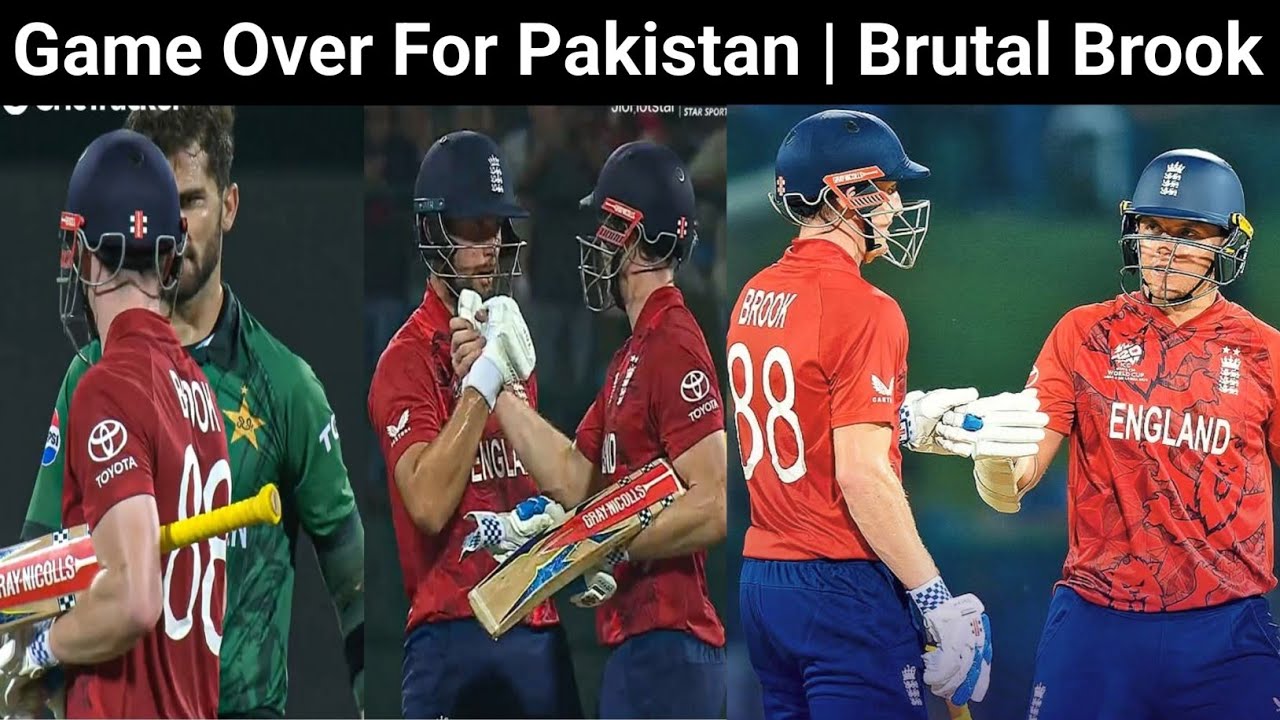 Game over for Pakistan! England Take the Victory | Harry Brook Brutal Knock