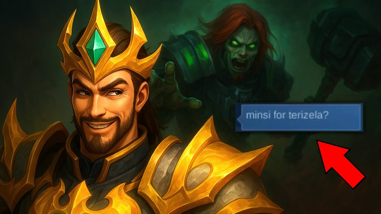 I MET THIS TIKTOK TERIZLA!! - I GUESS?? 😂 - MOBILE LEGENDS 