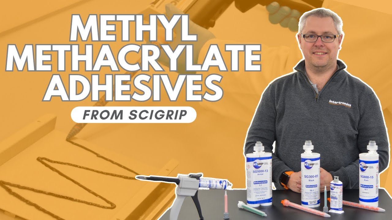 Form strong, durable bonds in minutes with SCIGRIP structural methyl methacrylate adhesives