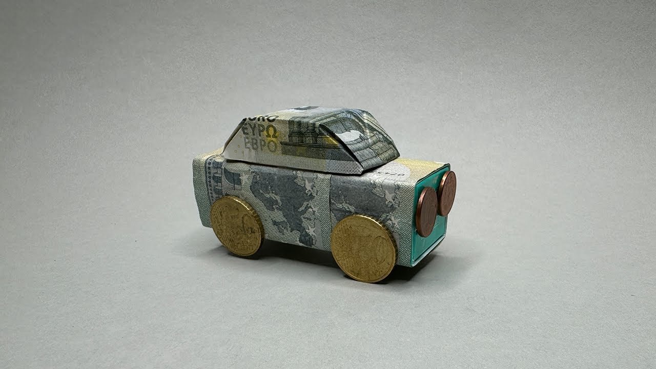 Auto als Geschenk: Einzigartiges Geldgeschenk in Schachtelform selbst gemacht! 🚗🎁