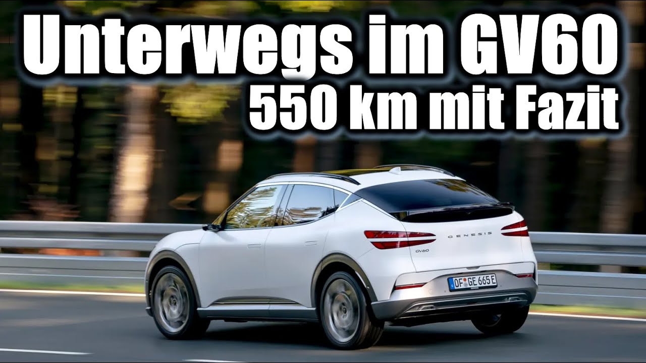 Unterwegs im Genesis GV60 - mein Eindruck!