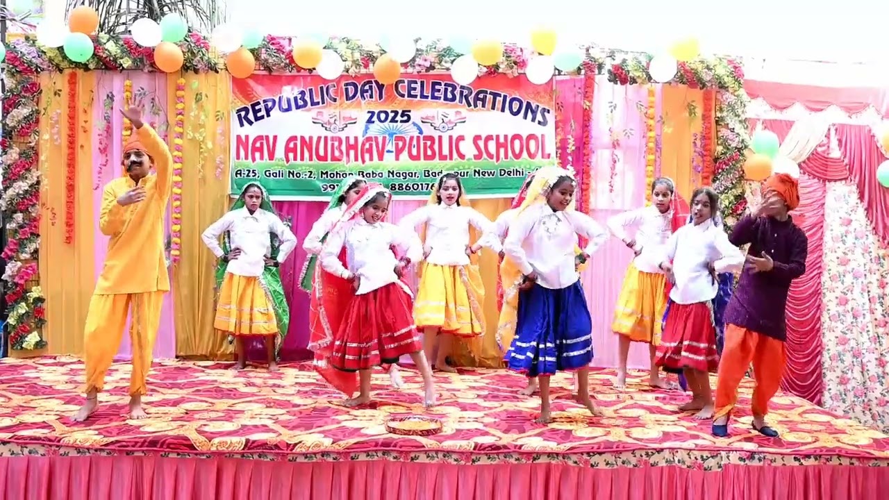 Haryanvi Dance Performance - Nav Anubhav Public School