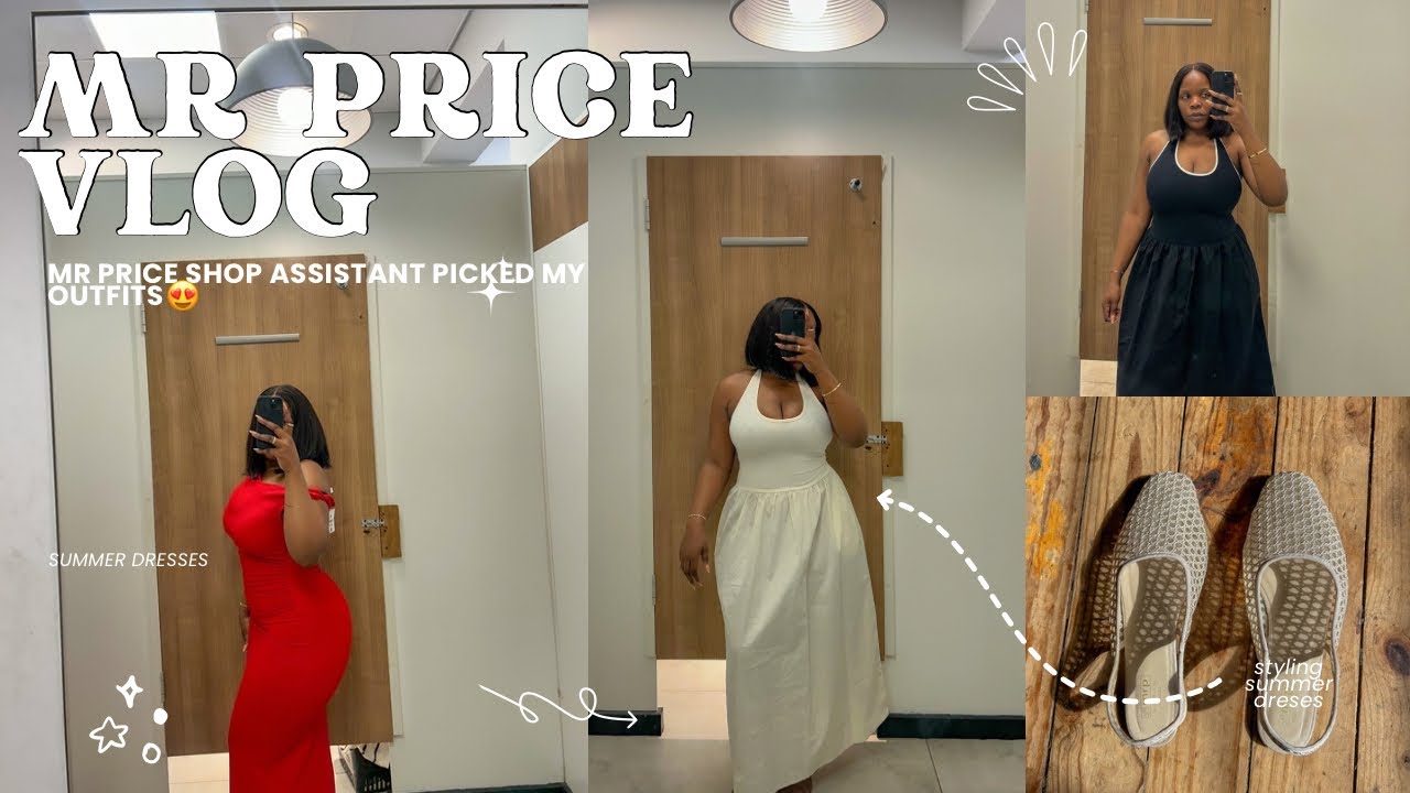 Продавец Mr Price подобрала мне образы! 😂 Примерка в примерочной с Дианой! Что нового в Mr Price