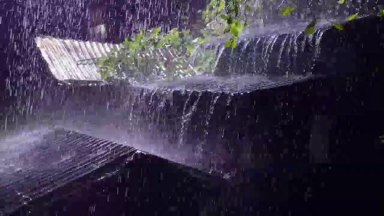 Sleep Hypnosis for Healing [NO ADS]🌧️🔥Cozy Rain & Fire Sounds | Stop Overthinking & Deep Rest😴