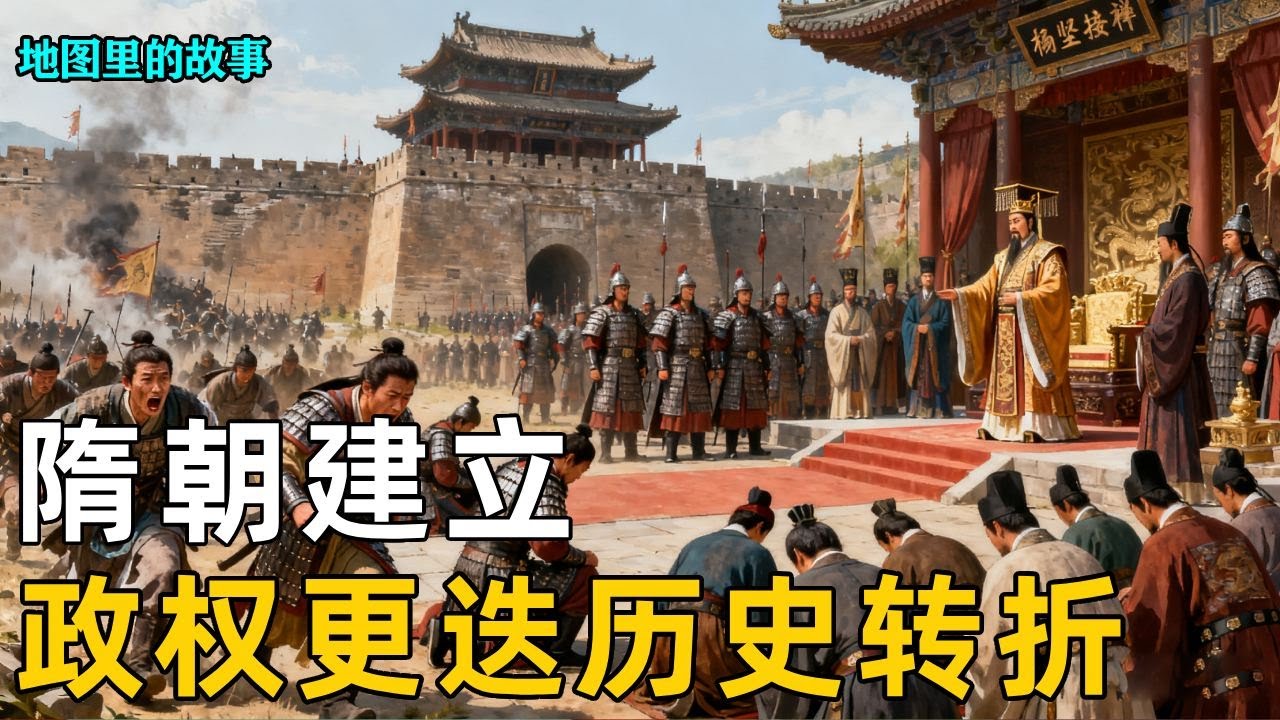 北周灭亡北齐的具体过程以及隋朝建立：从河阴之战到禅让登基的政权更迭与历史转折#隋朝 #杨坚 #独孤伽罗 #历史