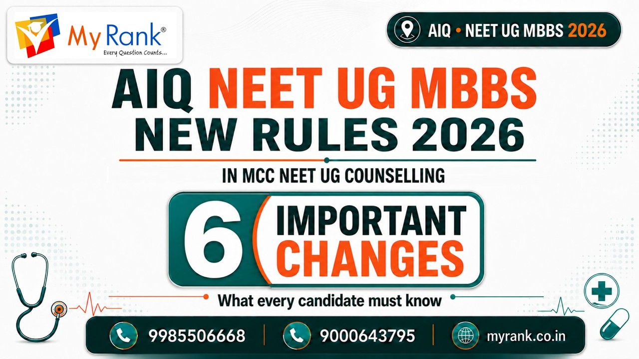 🚨 BIG CHANGES in NEET UG 2026 AIQ Counselling! MCC New Rules Explained
