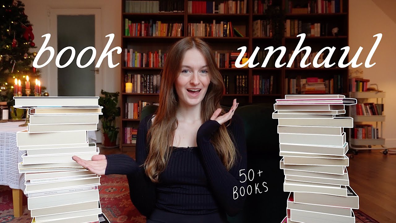 моя САМАЯ БОЛЬШАЯ перестановка книг в моей жизни... и почему я от них избавляюсь (более 50 книг) ...