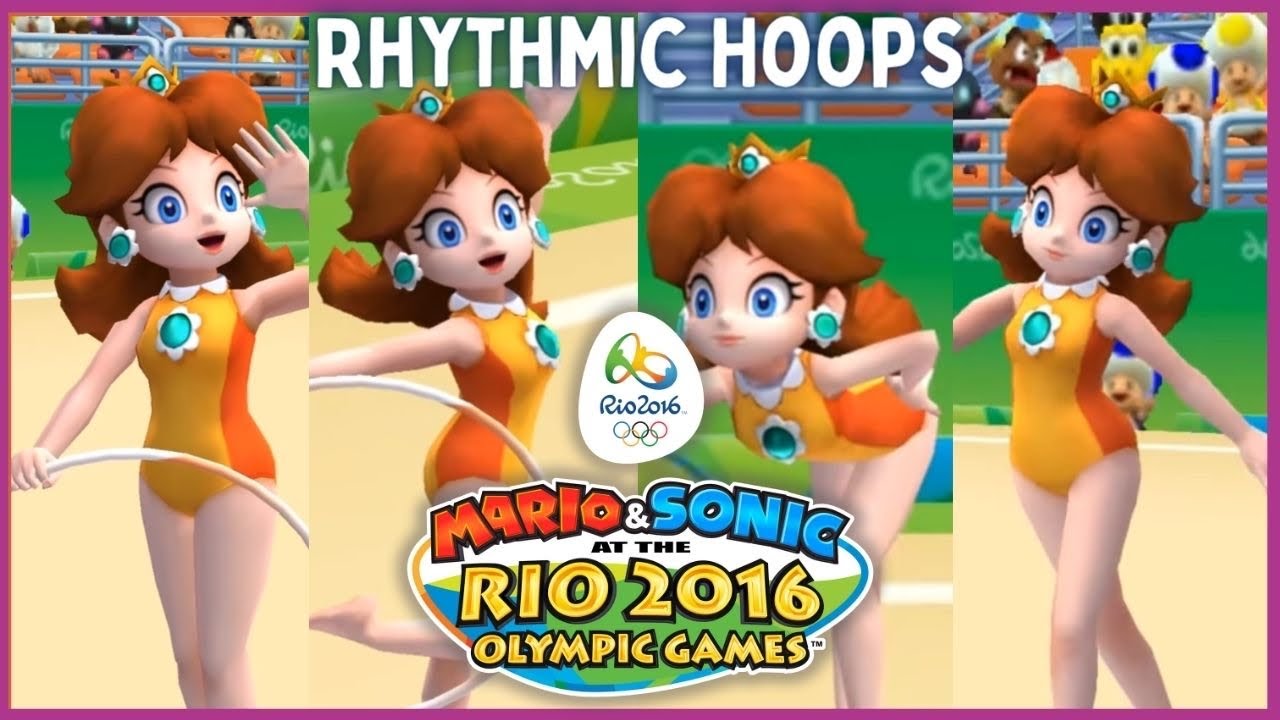 ✿ Daisy in Rhythmic Hoops (All Songs) | Mario & Sonic at the Rio 2016 Olympic Games ✿