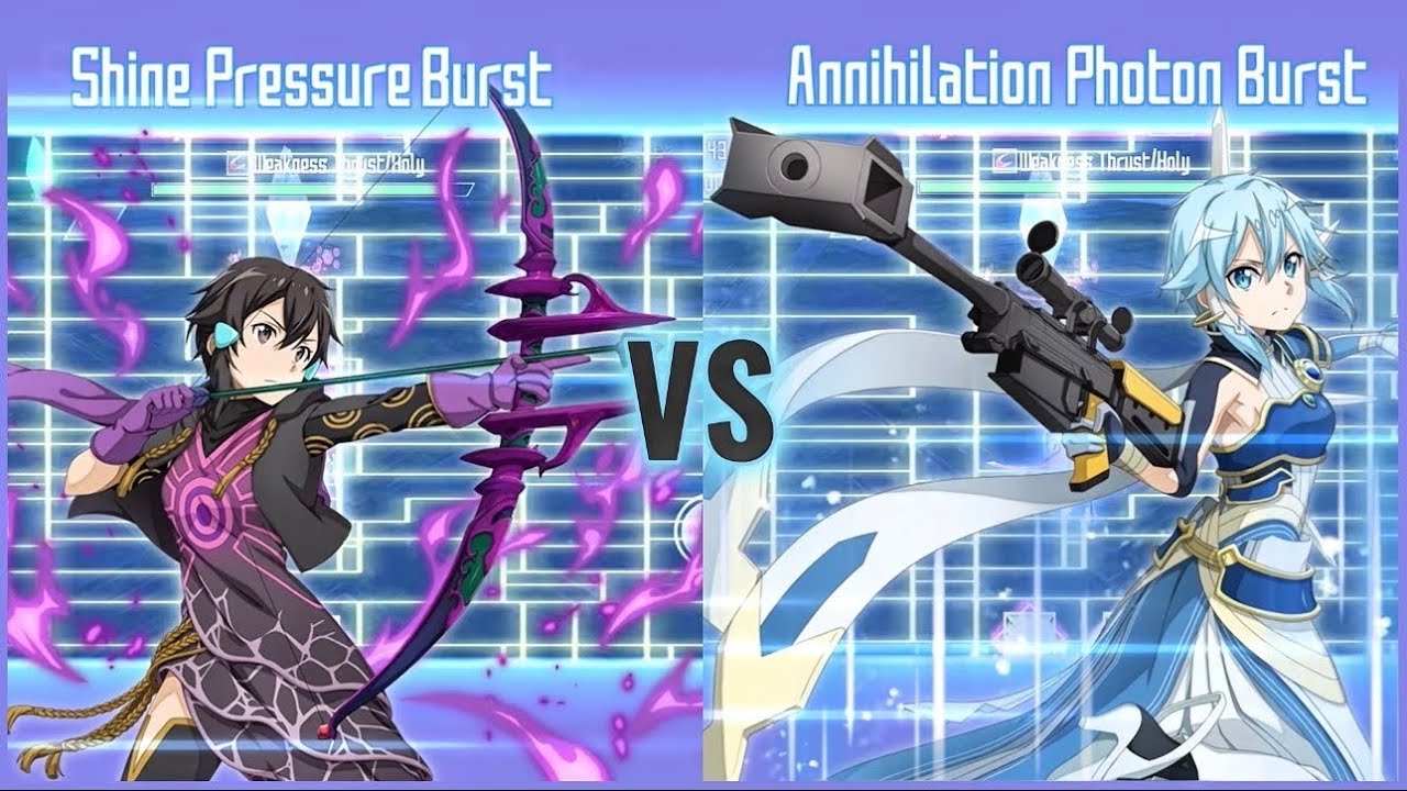[SAOIF] Cursed Arrow of Chaos Sinon vs Heavenly Dancing light Sinon