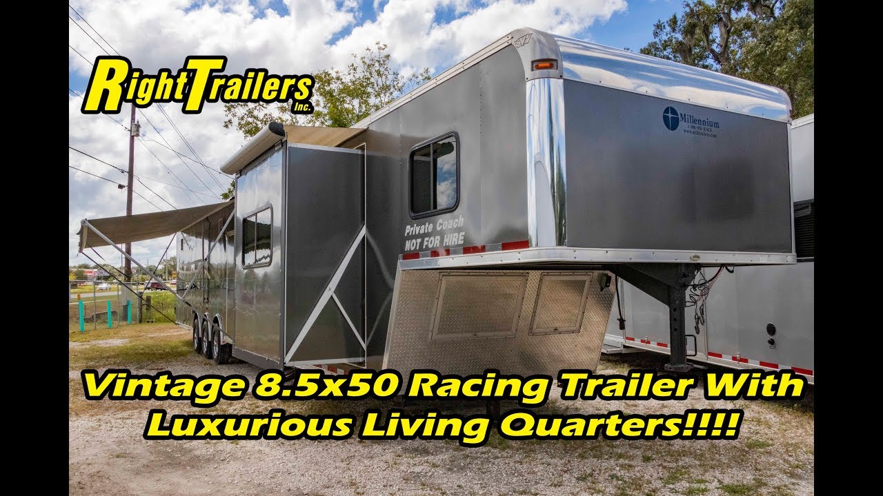 8.5 X 50 2014 Vintage Trailers | Living Quarters Racing Trailer