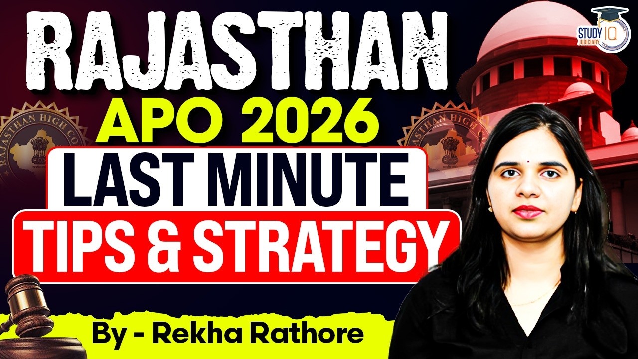 Rajasthan APO 2026 | Last Minute Tips & Tricks | By Rekha Rathore
