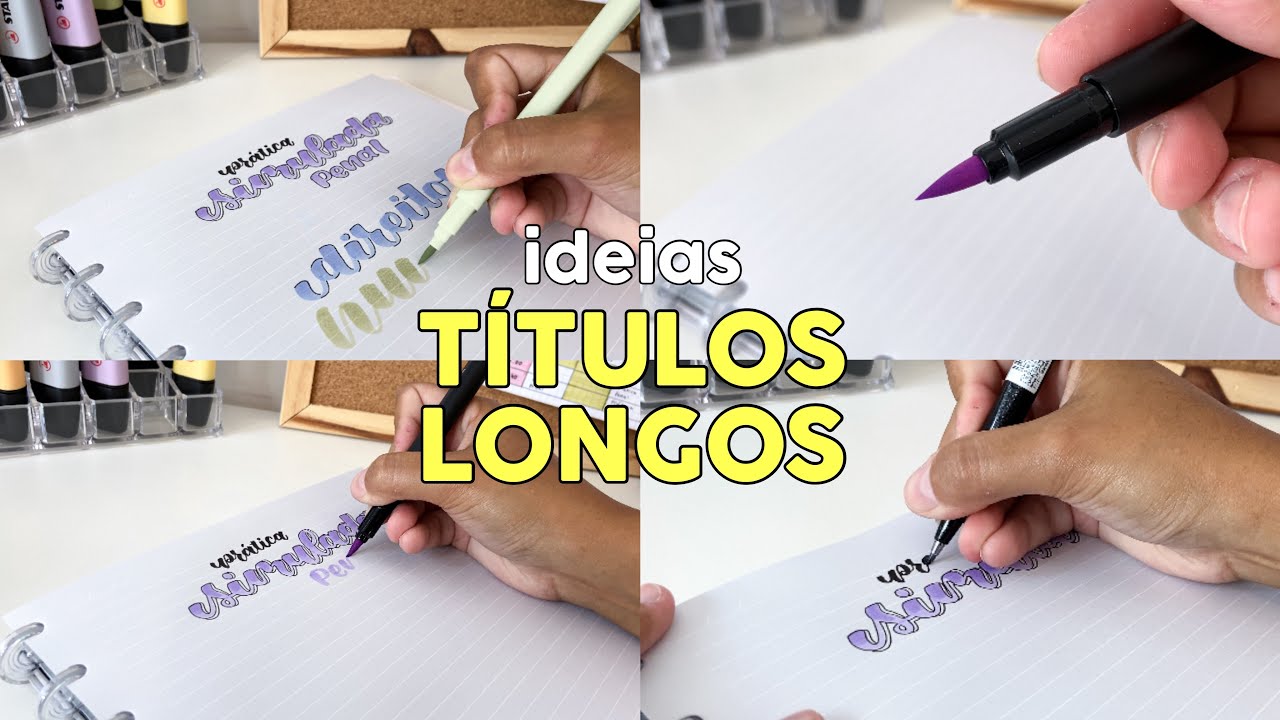 IDEIAS DE TÍTULOS LONGOS PARA DECORAR O SEU CADERNO 💖✨Volta ás aulas 2022!