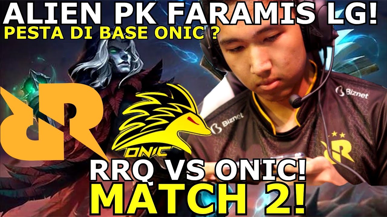 LEMON DIKASIH FARAMIS ? ONIC BECANDA ? RRQ VS ONIC MATCH 2 WEEK 8!