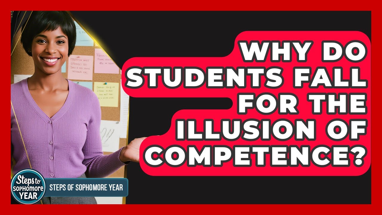 Why Do Students Fall For The Illusion Of Competence? - Steps to Sophomore Year